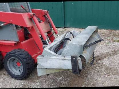 Bild 3:Silofräse Eigenbau verzinkt