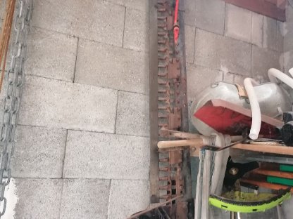 Bild 3:Mähbalken, Messerbalken Rasspe