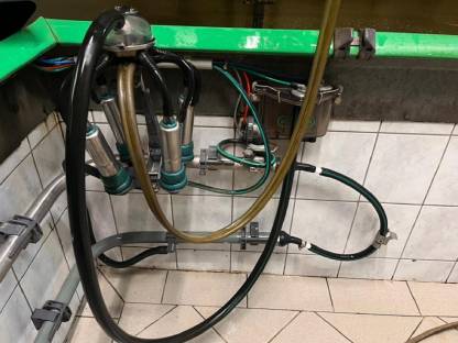 Bild 5:3er Tandem Melkstand GEA inkl. Waschautomat Turbostar 12 kW