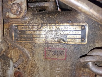 Bild 5:Steyr 288 reparaturbedürftig (mit Papieren)