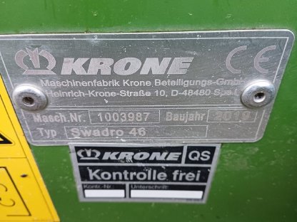 Bild 3:Schwader Krone Swadro 46