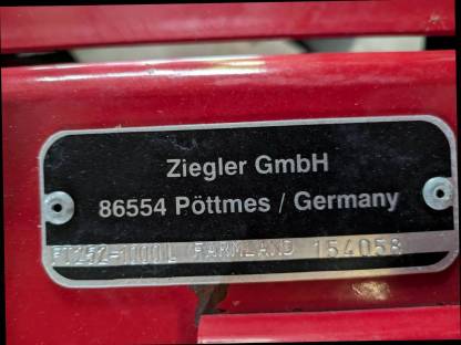 Bild 4:Scheibenmähwerk Farmland/Ziegler FT 252