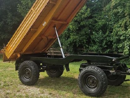 Bild 4:Kippanhänger Müller Mitteltal Unimog Kipper Steyr Anhänger