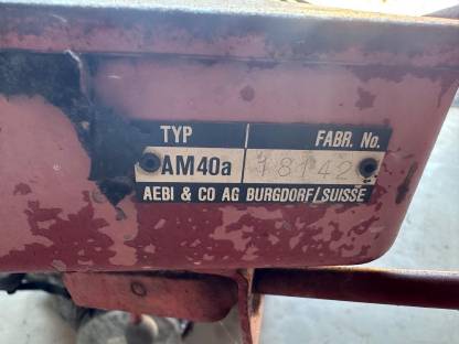 Bild 5:AEBI AM 40 Motormäher / Eingrassmäher
