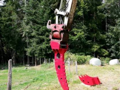 Reißzahn Wurzelrechen Takeuchi tb 175