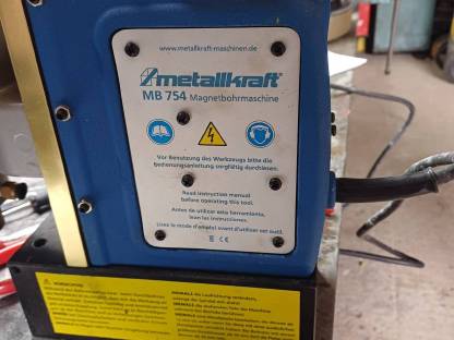 Bild 2:Magnetbohrmaschine Metallkraft MB 754