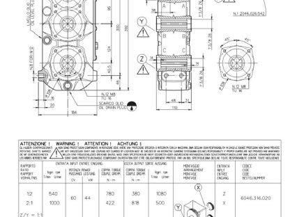 Bild 3:Zapfwellenverlagerungsgetriebe loser Stummel