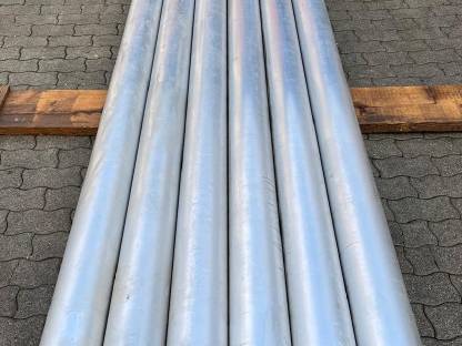 6x Alurohr 160mm x 4mm