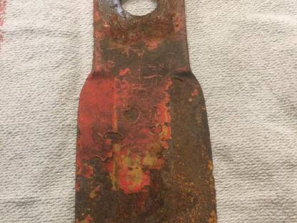 Kreiselmäherteile Klinge gerade Loch 26mm