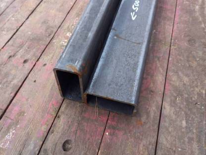 Bild 4:2 Rechteckrohre 100x50x5 Länge 500 mm