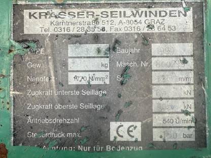 Bild 8:Krasser Seilwinde 6 t