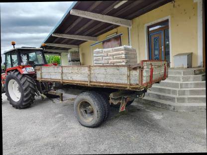 Bild 2:Lkw 3-Seiten-Kipper Baustellenanhänger