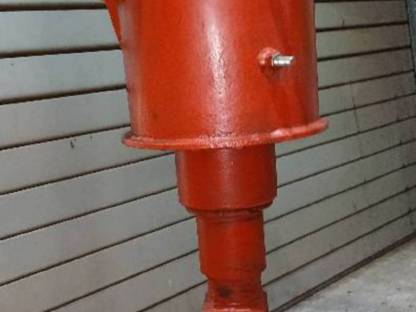 Bild 2:Hydraulikmotor mit Getriebe, Kegelspalter