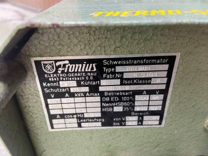 Bild 6:Schweißapparat