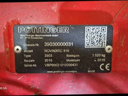 Bild 4:Pöttinger Novadisc 810 (812)