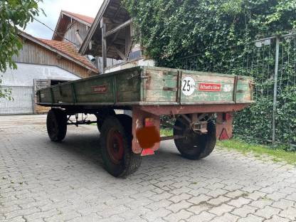 Bild 3:Gummiwagen, Ackerwagen, Zweiachsanhänger Urlhardt & Söhne