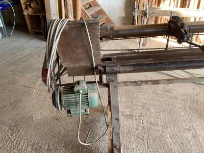 Bild 2:Drechselbank Eigenbau