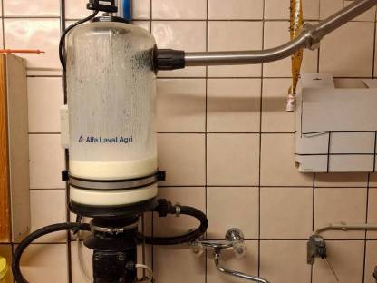 Bild 4:Melkanlage, Milchkühlung