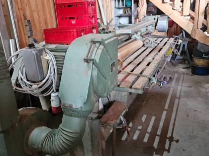 Bild 3:Langzauner Bandschleifmaschine 2,5 m x 80 cm