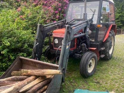 Zetor 5211 mit Frontlader ALÖ Quicke 620 TÜV 02/26