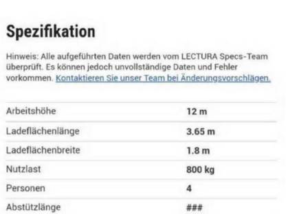 Bild 9:Fahrbare Hebebühne Simon Skyhawk 120E
