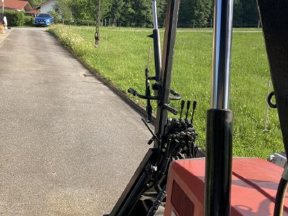 Bild 8:Kran zum Brennholz verladen (Eigenbau mit Zange)