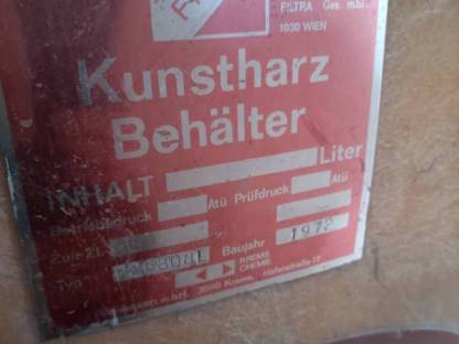 4.000 l Polyester Fass
