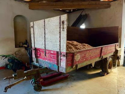 Miststreuer/Abschiebewagen