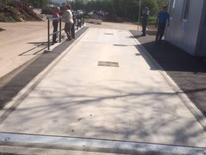 Bild 2:Geeichte Fahrzeugwaage Vollbeton 18/20 m, 60 t