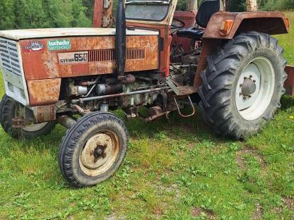 Steyr. 650. Mit mähwerk mit typenschein auch TEILE