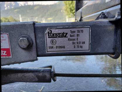 Bild 7:Pongratz EPA 206/12 G Einachsanhänger