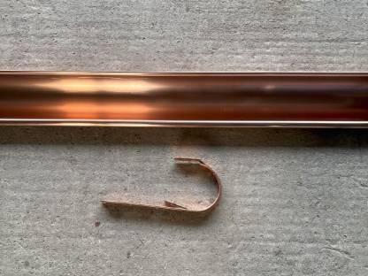 Bild 3:Kupferdachrinne