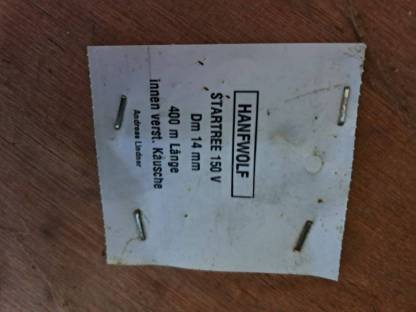 Bild 2:Stahlseil 14mm verdichtet