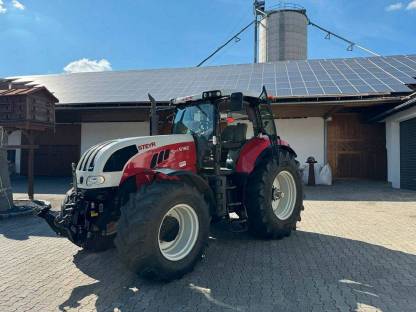 Steyr 6180 CVT mit Trimble GPS