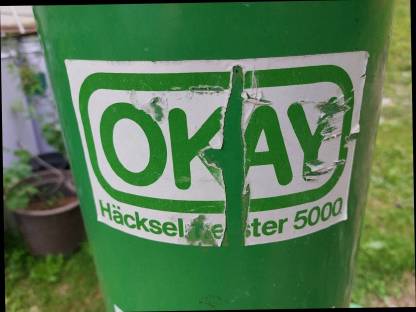 Bild 2:Okay Häcksler Profi gerät