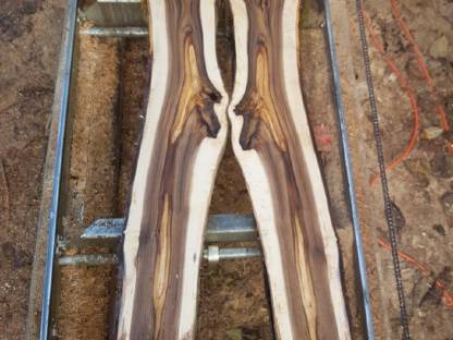 Bild 4:Schnittholz Bohlen