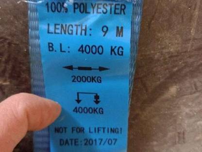 Bild 2:Zurrgurt einteilig 1 Stk. oder 6 Stk. € 60,-