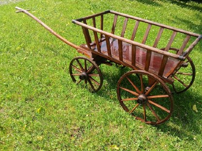 Bild 2:Originaler Leiterwagen / Handwagen