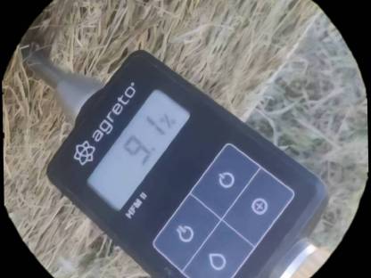 Bild 3:Hallengelagertes Heu 1. und 2. Schnitt 2025