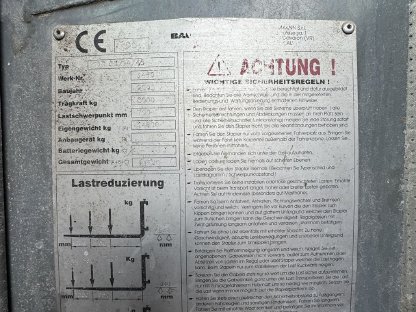 Bild 5:Baumann GX 80/14/45 Seitenstapler