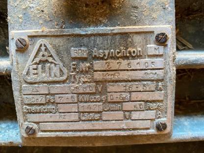 Bild 2:Elektromotor 7,5 kW