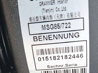 Bild 2:Grammer MSG85/722 Traktorsitz, Baumaschinensitz wie neu