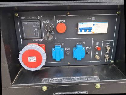 Bild 2:Notstromaggregat Stahlwerk SW-20KW