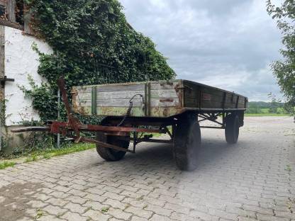Bild 2:Gummiwagen, Ackerwagen, Zweiachsanhänger Urlhardt & Söhne