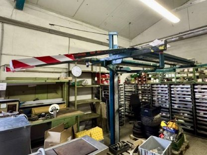 Bild 2:Rasentraktor Hebebühne Nussbaum