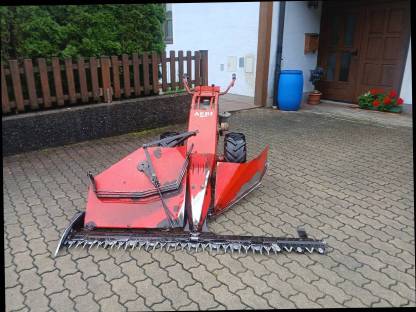 Bild 3:Eingrasmäher Aebi AM 41