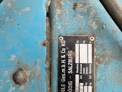 Bild 3:Mengele Standhäcksler 11 kW