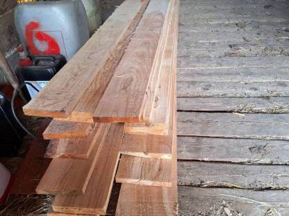 Bild 3:Lärchen-Rauschalung 24 mm