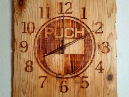 Wanduhr, Küchenuhr "NEU" aus Altholz oder Zirben-Holz