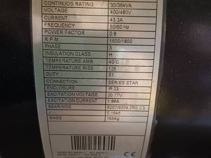 Bild 4:Notstromaggregat Zanardi